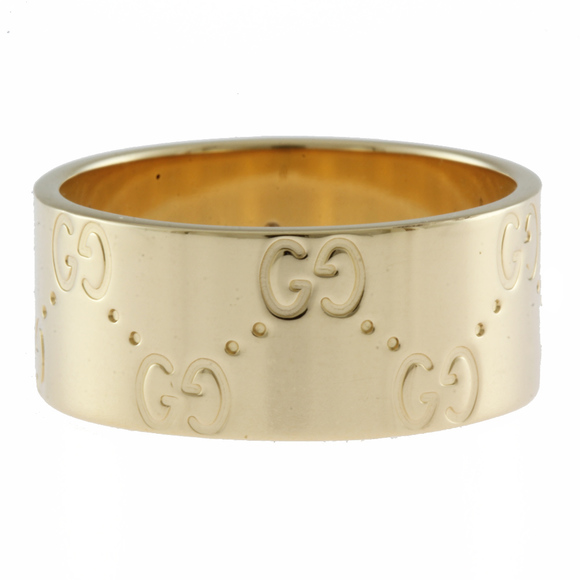 Gucci Icon Wide Ring No. 19 18k Unisex Gold - Picture 5 of 7